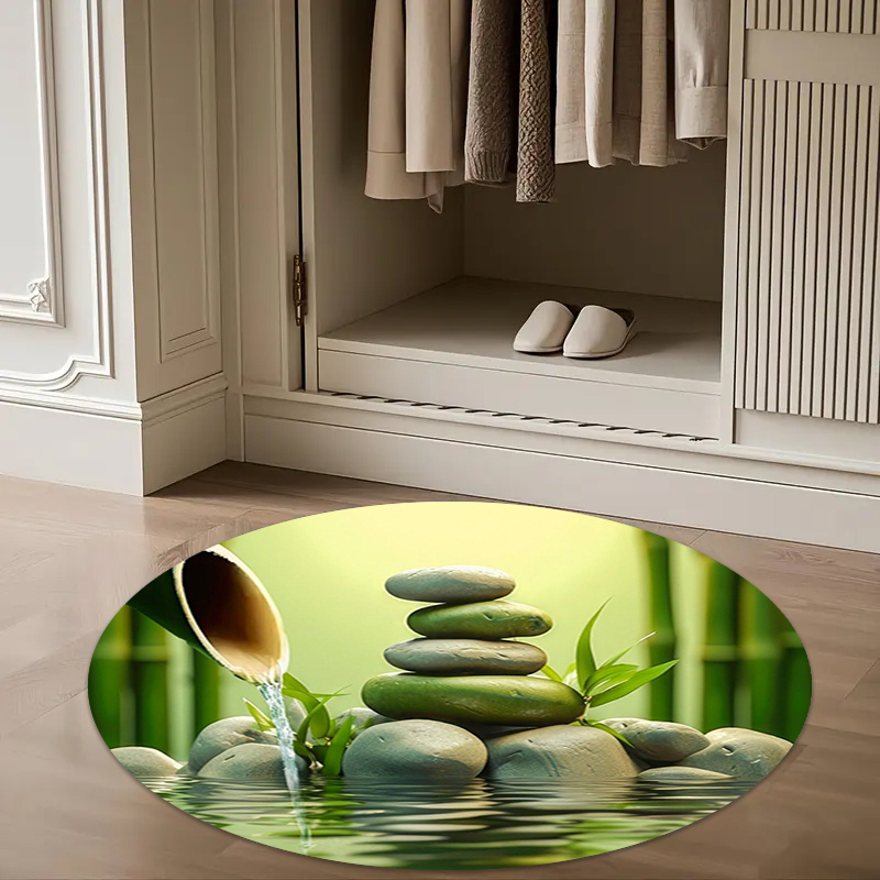 Круглый коврик Zen Bamboo Ston – обзор и цена Spa Wellness Hotel